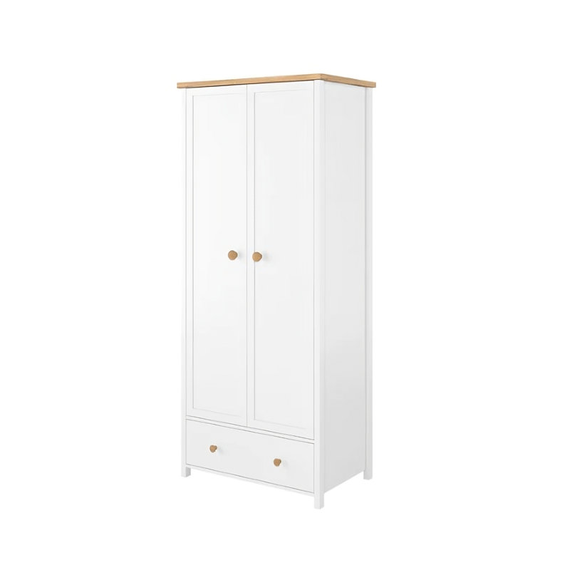 Needville 2 Door Manufactured Wood Wardrobe