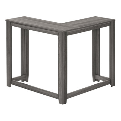 Narrow Corner Accent Table For Entryway And Living Room, Contemporary Design With Two-Tier Storage, Ideal For Small Spaces