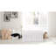 Banc en velours côtelé pour animaux avec rangement - cachette pour chats dans le vestibule, la chambre à coucher et le salon