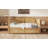 Traditional Style Rattan  Daybed With 2 Drawers For Limited Space, Guest Room, No Box Spring Needed,Antique Walnut-839883175