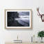 Black Beach In Iceland Painting - Single Picture Frame Print on MDF-56633042-56633045