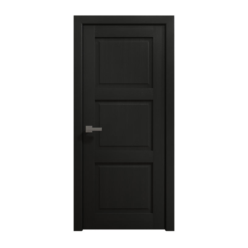 Porte intérieure intérieure | Ego 5010 | Poignée simple à panneau régulier | Portes de salle de bain modernes, 42 po x 96 po