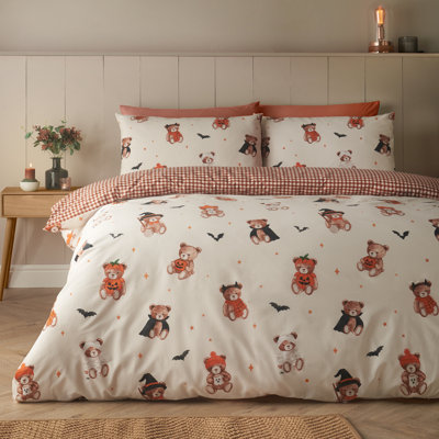 Scare Bears Reversible Duvet Cover Set