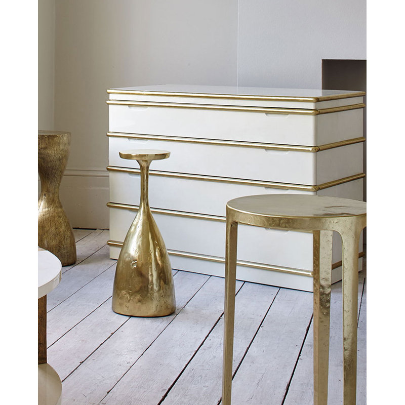 Tio Chest, White Shiny Vellum
