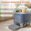 Cat Litter Box Plastic Enclosed Litter Box Enclosure with Built-in Scoop