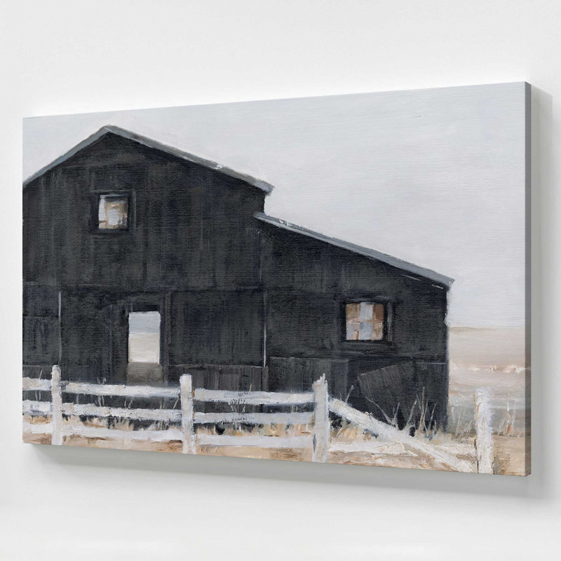 Weathered Barn II Canvas Print, Wrapped Canvas, 48" H x 72" W x 1.25" D, 2