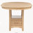 Light Oak 5-Piece Oval Counter Height Dining Set