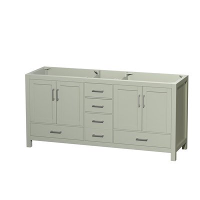 Sheffield 71" Double Bathroom Vanity Base Only