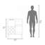 Armoire basse Cave avec rangement ouvert, mobilier de bar moderne pour le salon ou l'espace de divertissement-128964713