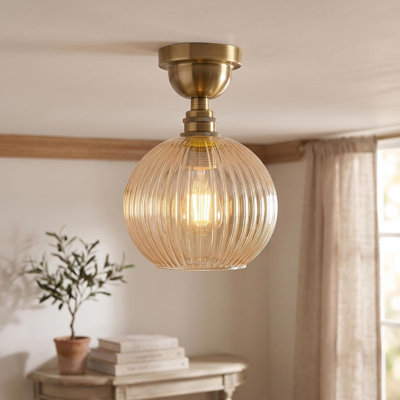 Glass Flush Mount