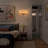 3-Light Chrome Hardwired Wall Sconce with Handcrafted Cloud Glass Shade