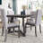 Kulyash 4 - Person Solid Wood Solid Wood Top Trestle Dining Set