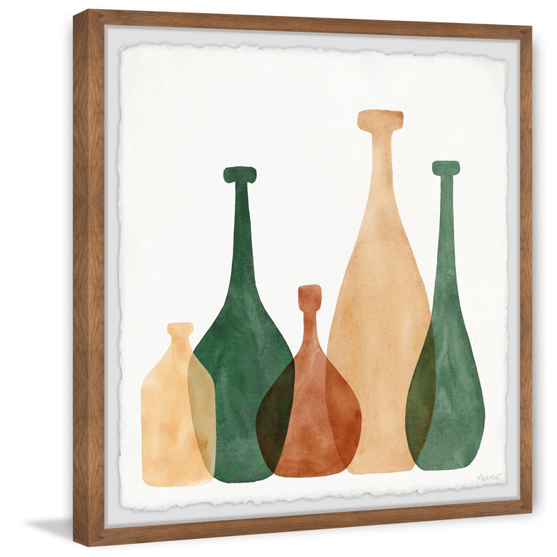 «Empty Vases», reproduction encadrée, H 18 po x l 18 po x P 1,5 po