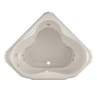 Marineo™ Chromatherapy 60" x 60" Drop in Whirlpool Bathtub