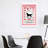 Golden Retriever Infographic Red by PaperPaintPixels - Wrapped Canvas Print-868019953