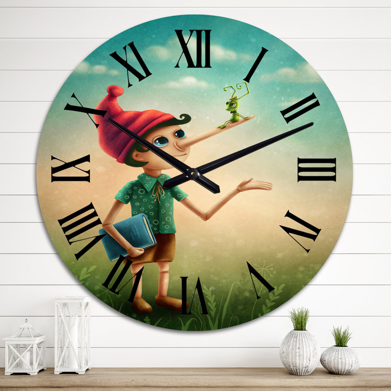 Horloge murale Pinocchio, Grand
