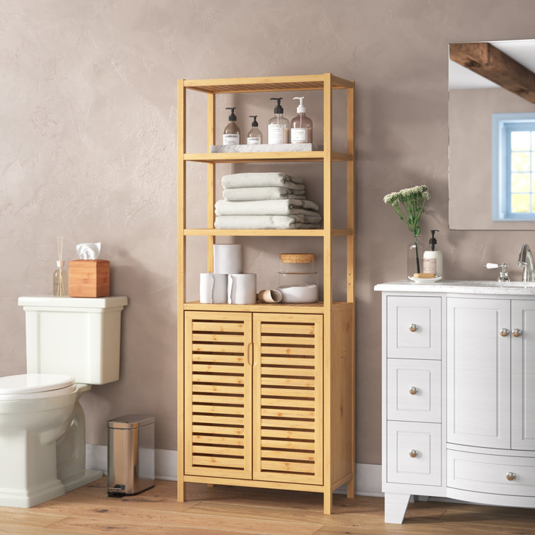 Bathroom Free Standing Floor Storage Cabinet — Rickle.