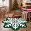 Tapis de Noël lavables, antidérapants, à poils courts et doux, à carreaux, pour salon et chambre.-1680023041-1680023044