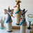 The Holiday Aisle® Set Of 3 Modern Felt Party Animal Bottle Toppers In Multicolor