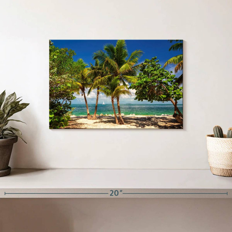 Plage relaxante de Key West, H 8 po x l 12 po