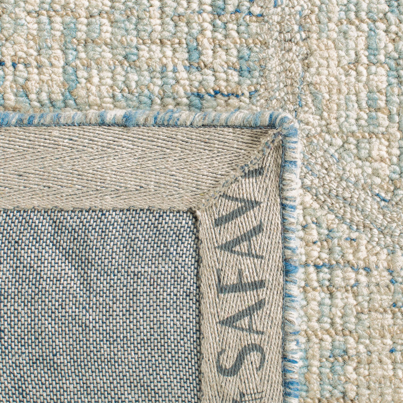 Swanner Hand Tufted Wool Geometric Rug, Rectangle 8' x 10'