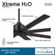 65" 8 - Blade Standard Ceiling Fan with Remote Control