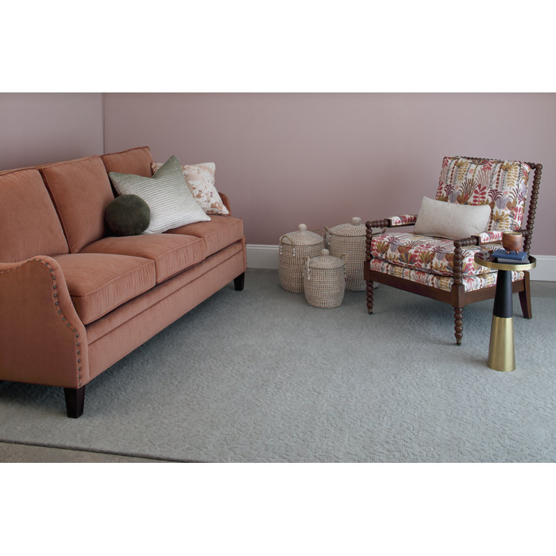 Leopardess Soft Gray Hand-Tufted Responsible Wool Rug, Rectangle 8' x 11'
