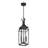 Carlyrose Black 3 -Bulb 25" H Outdoor Hanging Lantern