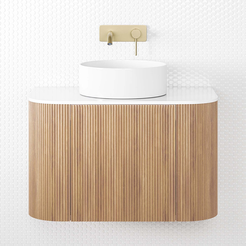 Nomad Single Bathroom Vanity with Basin, Natural