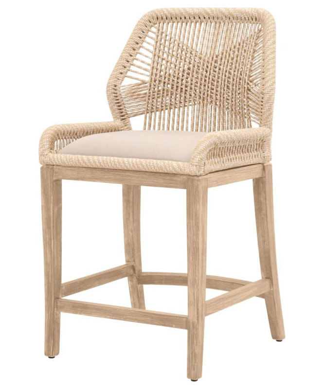 Mahogany and Aluminum 24'' Swivel Counter Stool in Rich Brown