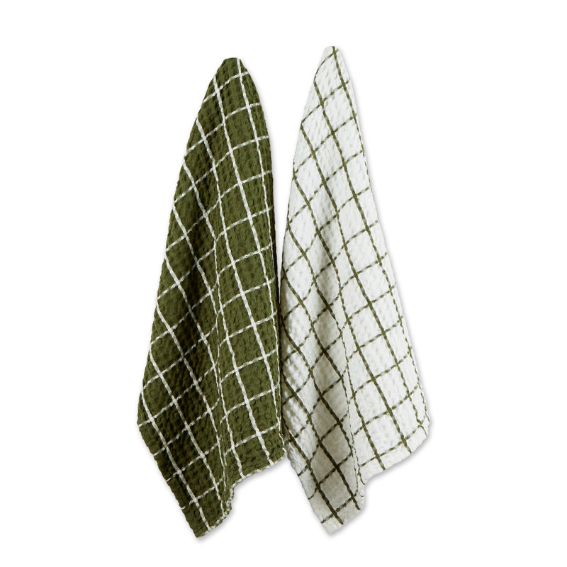 Linge à vaisselle gaufré surdimensionné Windowpane, ISE