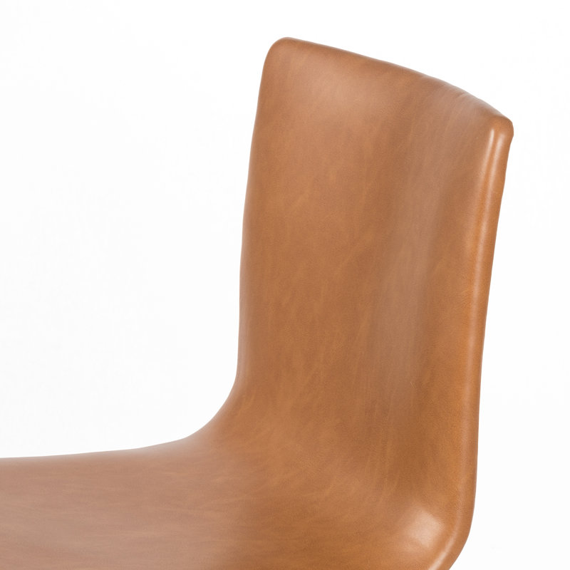 Rikhil Swivel Extra Tall Stool, Sonoma Butterscotch Top Grain Leather, Counter Stool (26" Seat Height)