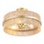 Plafonnier cylindrique semi-encastré 3 lumières 15,7 po-2062787759-2062787757