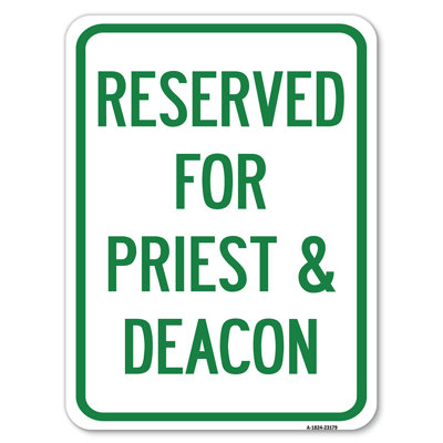 Reserved For Priest & Deacon/23179