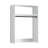 Devi White Wall Mounted Wood Closet System