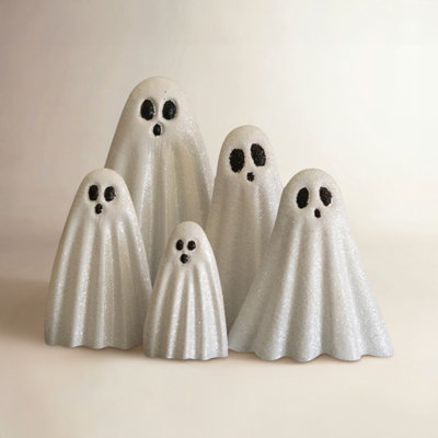 SET OF FIVE HALLOWEEN GHOSTS
