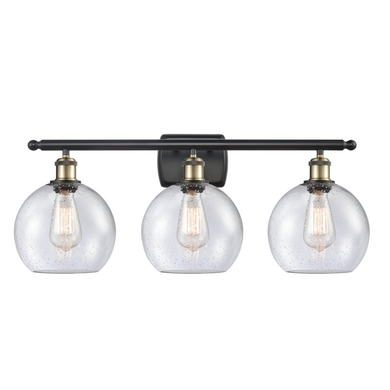 Cindi 3 - Light Vanity Light, Incandescent, Black Antique Brass