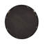 Solid Wood Round Floor Mirror