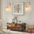 Set Of 2 Gold Frame And Cascading Crystal Bead String Wall Sconces Elegant Hanging Light Fixture