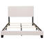 Lit simple avec garniture décorative et base en bois recouverte de métal stable-896888007-896888001