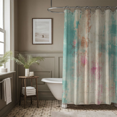 Rideau de douche Teal Classic - Premium