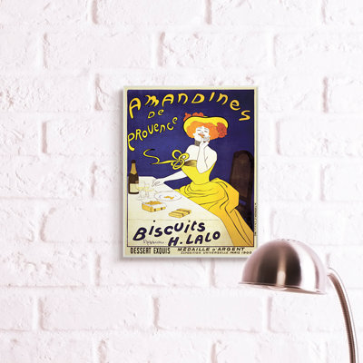 " Vintage Parisian Amandine's Biscuits European Advertisement "