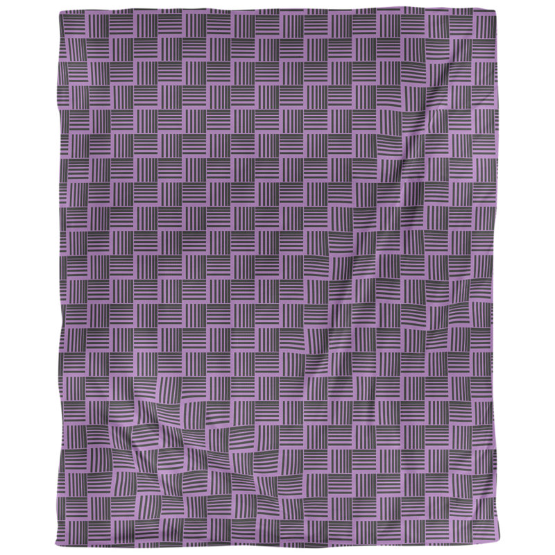 Tissu basketweave, Lin huître palazzo, L 54 po x l 36 po, Violet