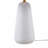 Ceramic Table Lamp With Fluted Fabric Shade