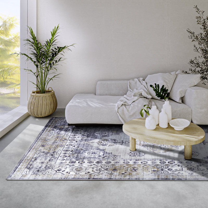 Meridiem Oriental Machine Woven Area Rug, Rectangular 120 x 160cm