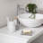 Concrete Cement Hand Soap Dish, Ribbed Drainage Design-108856590