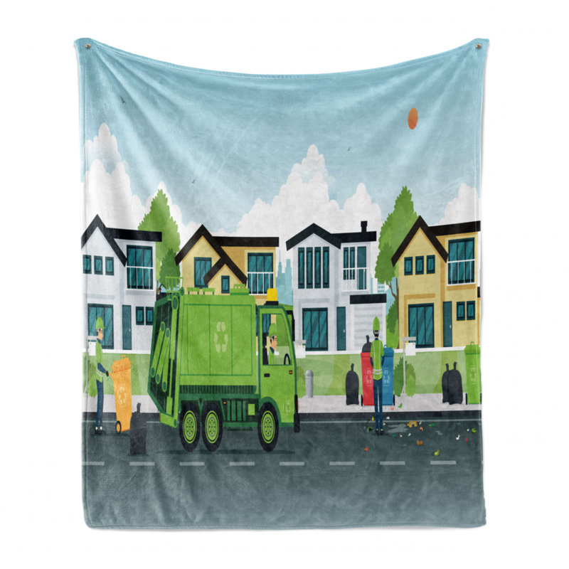 Hand Woven Throw Blanket, 70" W x 90" L