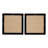 2 Piece Framed Wood Ribbon Shadow Boxes Wall Décor Set