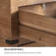 Armoire d'appoint en bois massif rétro