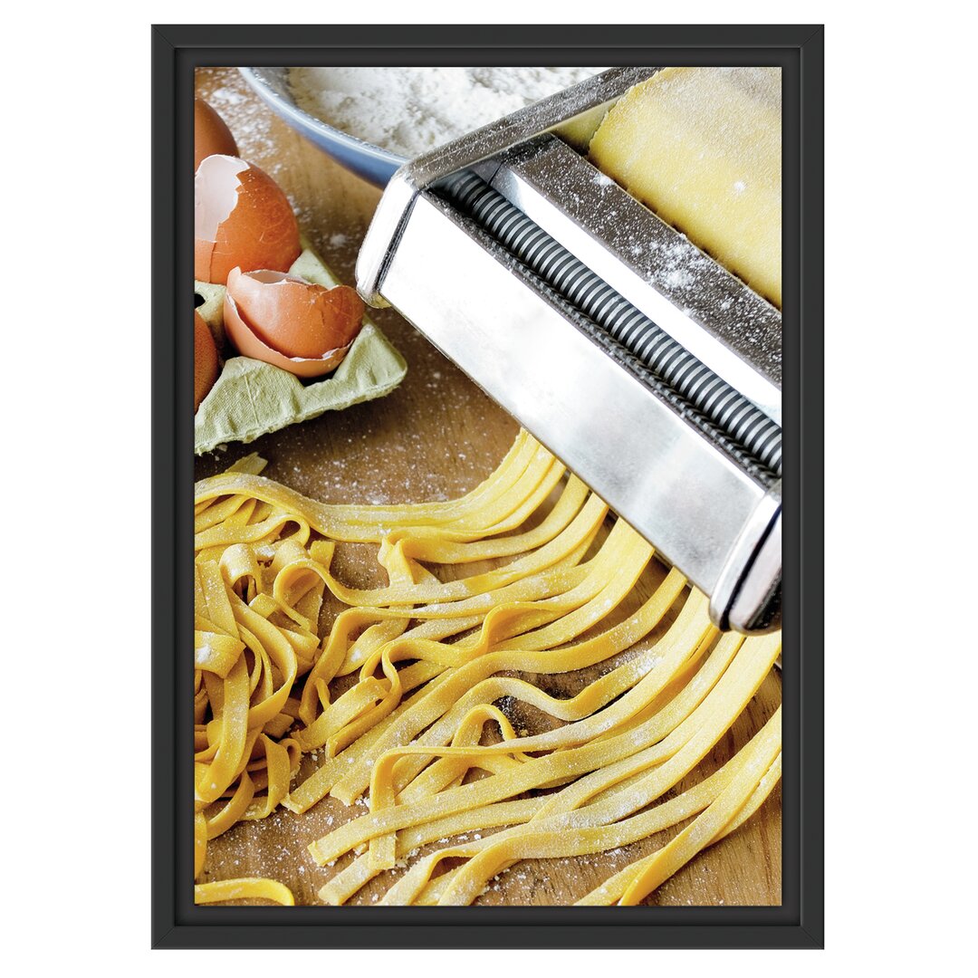 Gerahmter Fotodruck Pasta Maker mit italienischen Pasta